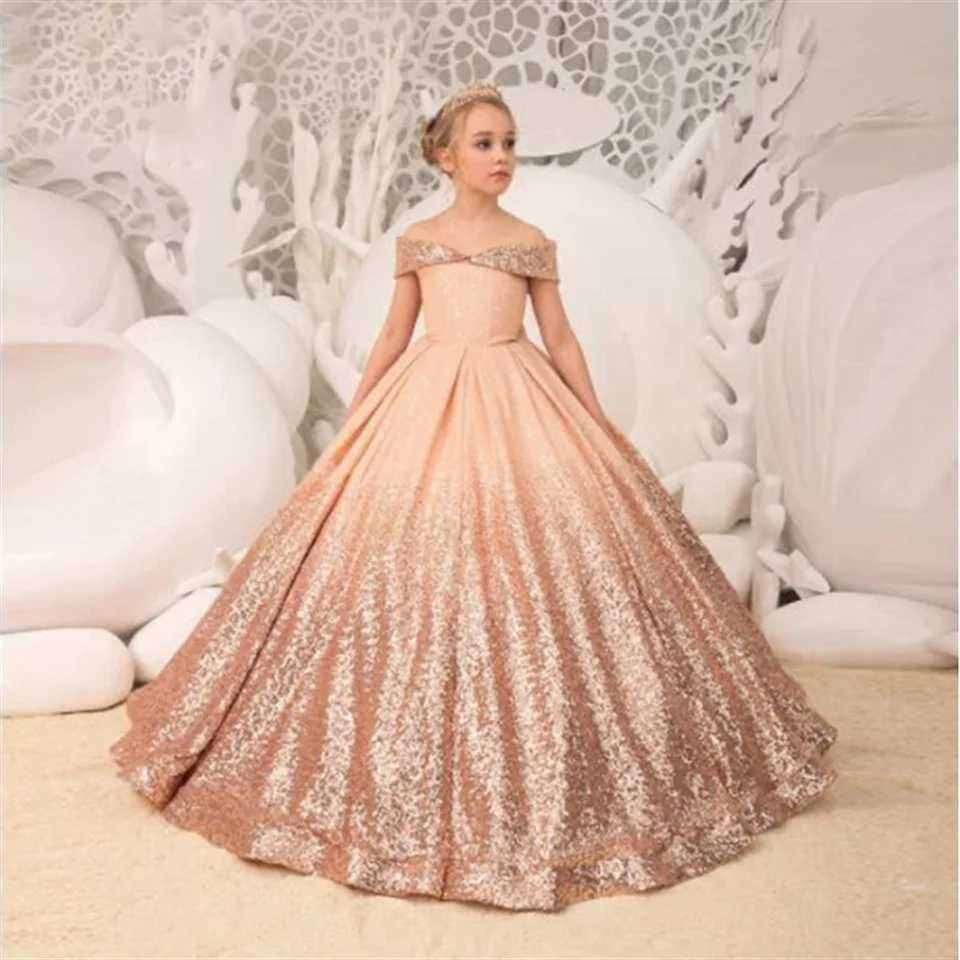 Gorgeous Flower Girl Dress Butterfly Bow Ball Hat Sleeve Princess Little Girl Wedding Par Dress First Communion Dress Birthday Gift W250326