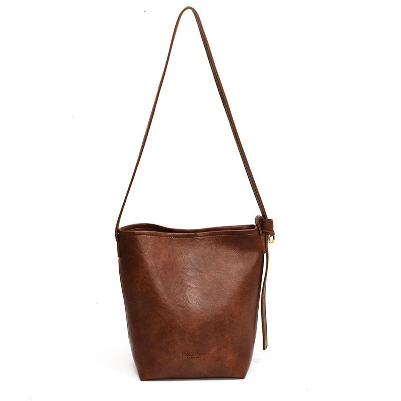 Advanced, Fashionable, Simple, Mother And Child Bucket For Women 2024 New Niche Design, Versatile Single Shoulder