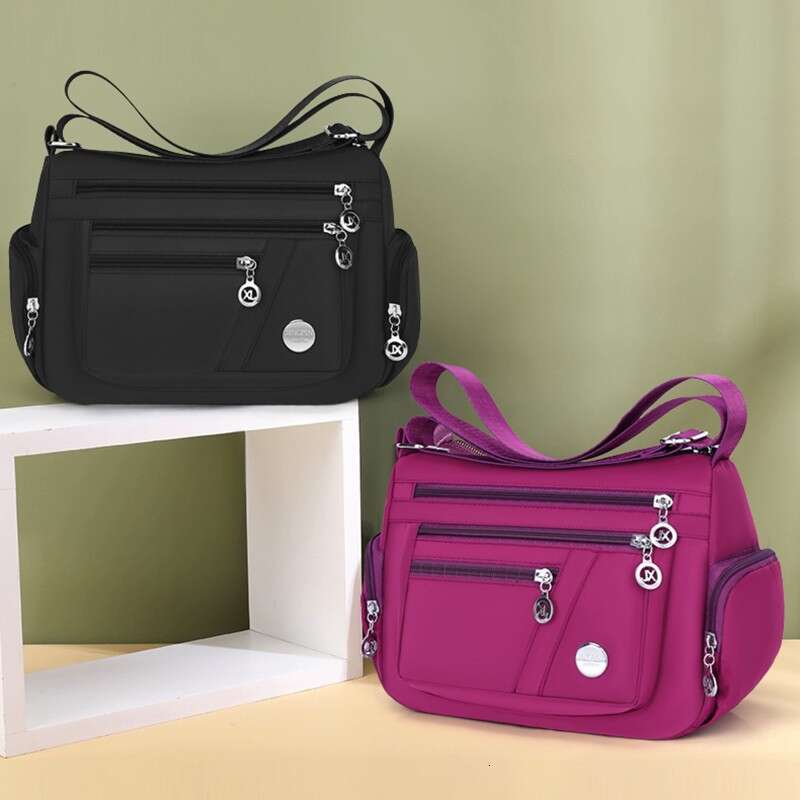 Women's with multiple compartments, women's crossbody bag, new model for middle-aged elderly mothers, lightweight and casual single shoulder