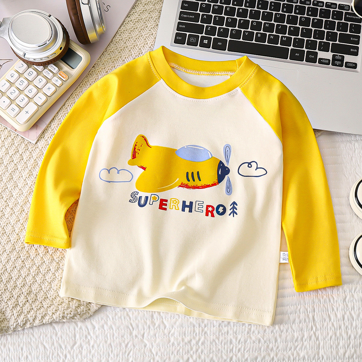 Ddmyshoesvip Children S Long Sleeved T Shirt Spring Base Shirt Pure Cotton New Style Boy S Top Girl Baby Clothes Children S Clothing