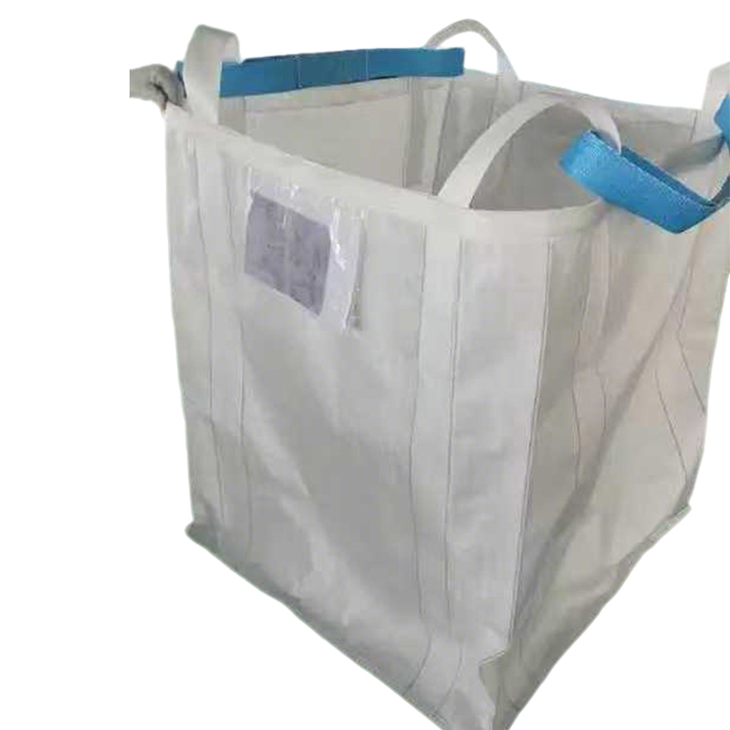Thickened Wear-Resistant White Tonne Bag with Inner Liner and Rings