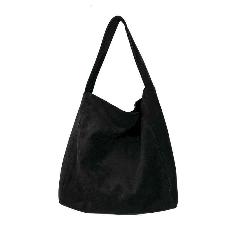 2a Woolen work canvas French minimalist large capacity polyester shoulder suede crossbody bag women's backpack