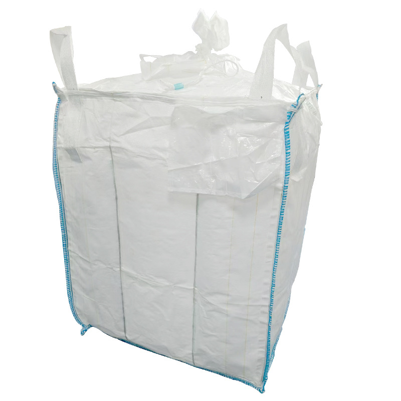Durable White Thickened Tons Bags for Secure Storage of Prepressed Sludge Includes Inner Liner
