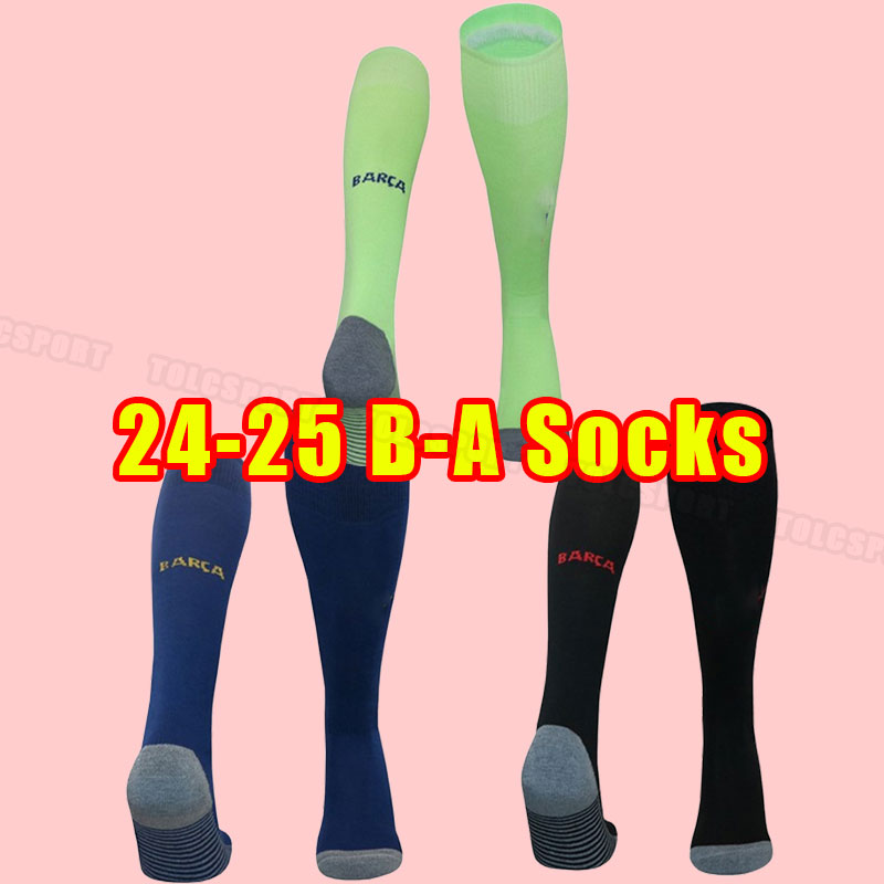 2024 2025 ANSU FATI PEDRI soccer Socks 24 25 LEWANDOWSKI GAVI ADAMA FERRAN RAPHINHA F. DE JONG DEST shirt men bARCE MEN KIDS DEMBELE ALBA Sport Socks