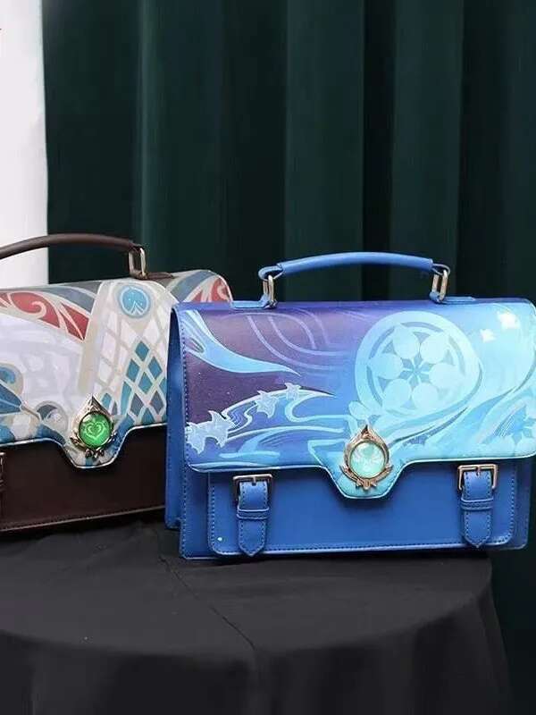 Anime Lolita Genshin Impact Designer Shoulder Bag Women Girls Messenger Ita Handbag Wanderer Lynette Kaveh