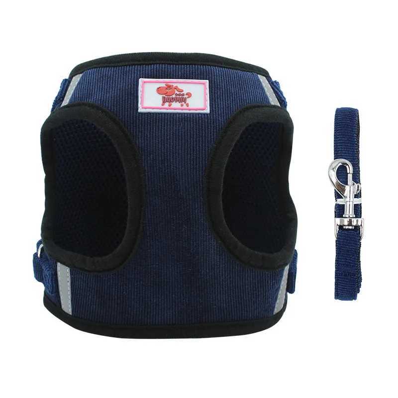 Dog Strap Dog Traction Rope Corduroy Breathable Dog Chest Strap Reflective Pet Chest Strap Walking Rope Set X250326