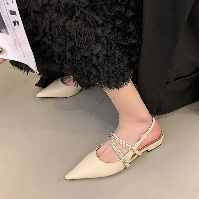 Wens Shoes DDiamond Sandals Summer Square High-heeled Shoes Pointed Stiletto Sexy Nightclub Shoes Z250326