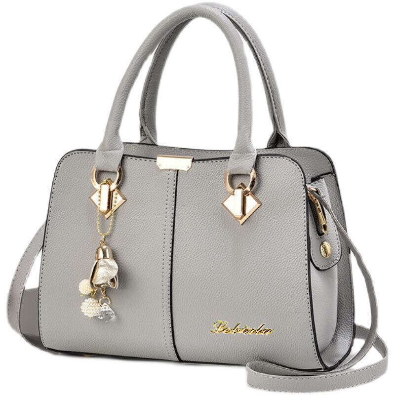 Western style hand-held mother bag, ladies' high-end feeling, 2025 trendy and versatile, single shoulder crossbody fashion, large capacity