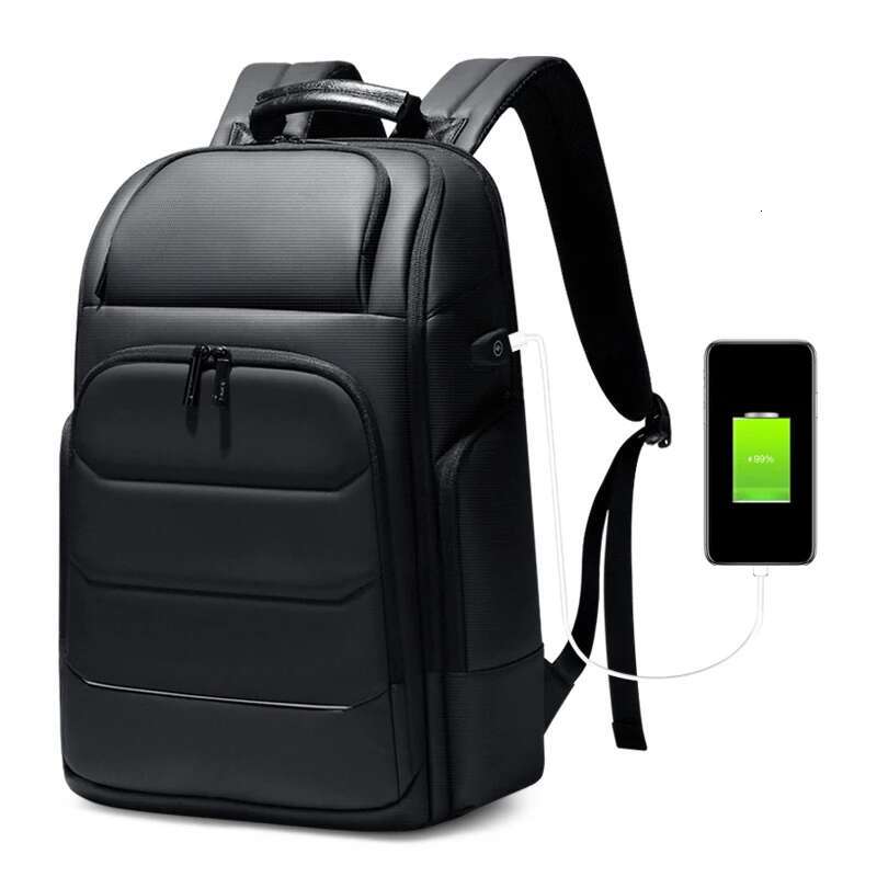 Fenruien Waterproof Backpacks USB Charging School Bag Anti-Theft Men Fit 15.6 Inch Laptop Travel Backpack High Capacity