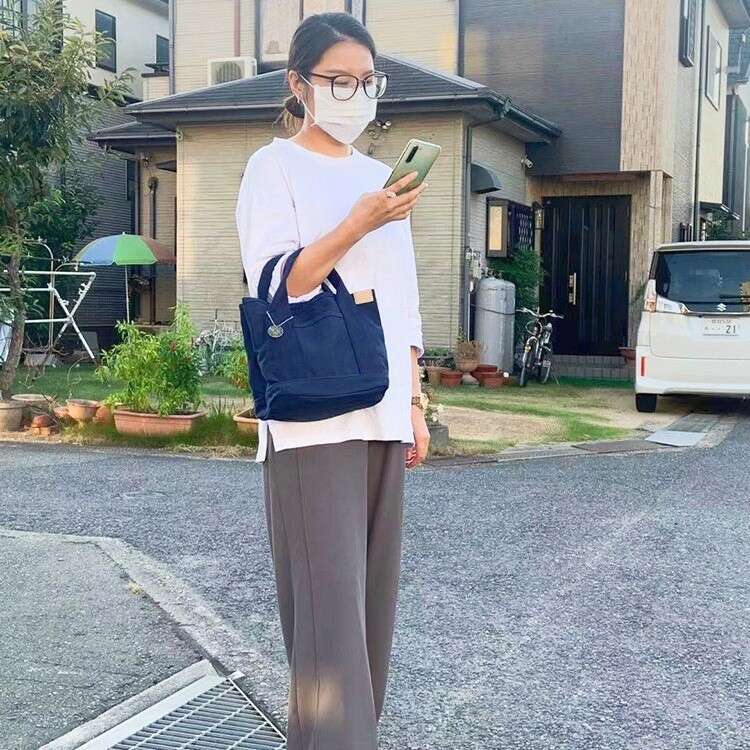 Hot selling Japan Rakuten high-end canvas bento tote 16A thousand layer women's bag