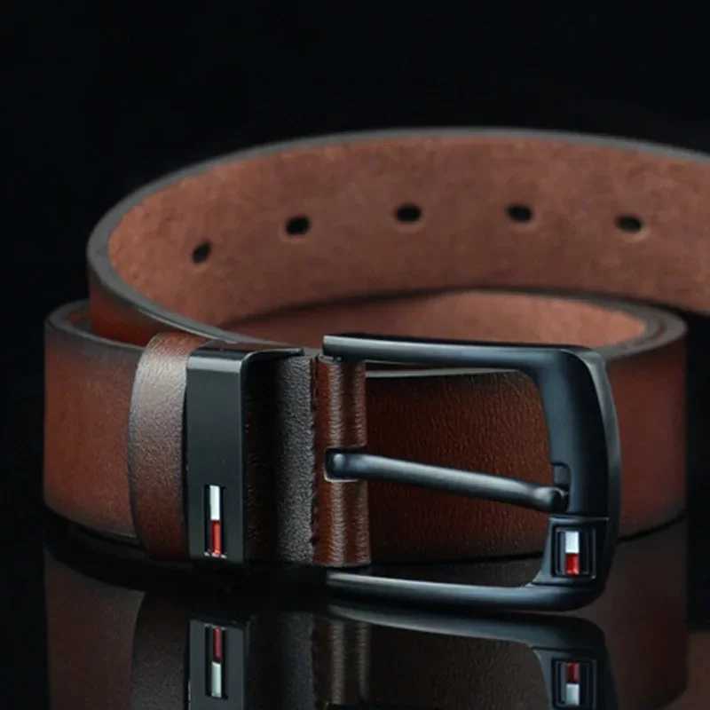 Mens Belt 2024 Famous Luxury Brand Design PU Leather Classic Alloy Pin Buckle Belt Punk Jeans Casual Belt W250326