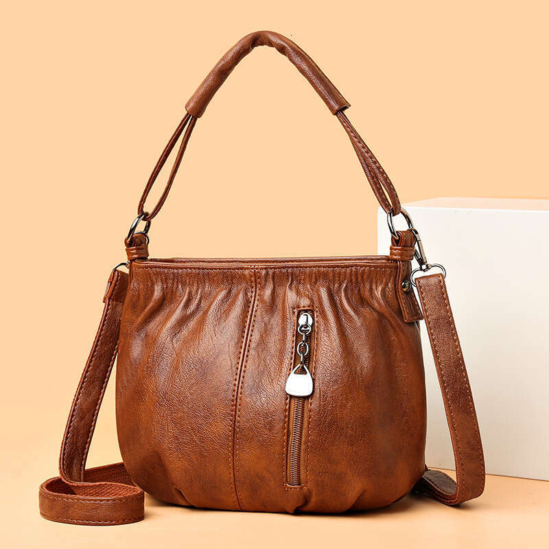 Handbag 2023 New Women's Fashion Single Shoulder Multi layered Large Capacity Crossbody Bag