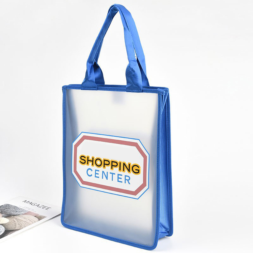 Designer PVC storage bags shopping bag Fashion Storage printed Logo Beach Bag Casual tranasparent Handbag stationery magazine Case