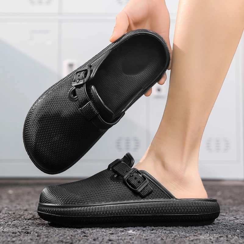 Man Slippers N-slip Beach Garden Flat Sandals Eva Slides Women Men Shoes Casual Flip-flops Unisex Sandalias BRIKEN Size36-45XJ250326