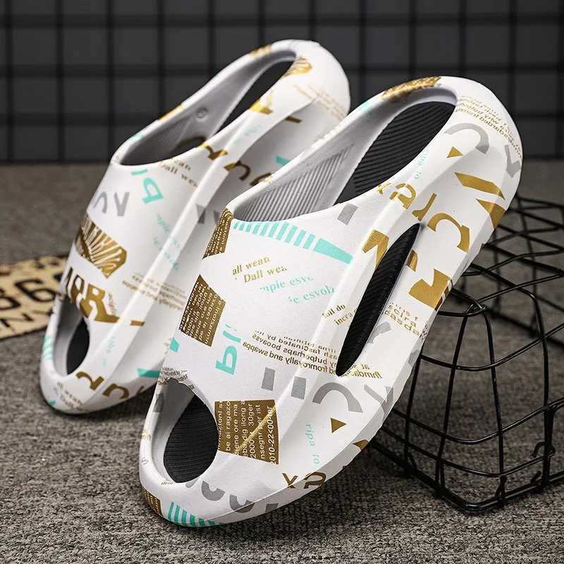 New summer mens slippers Fi N-Slip ultra soft EVA beach couple Cocut shoes thick sole outdoor wear sports sandalsXJ250326
