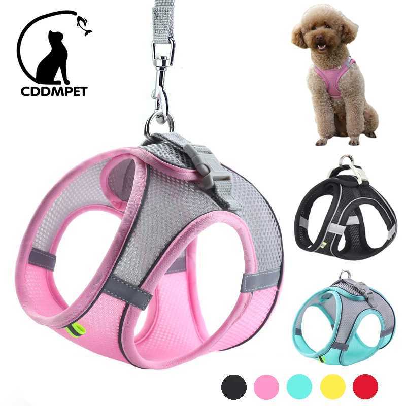 Dog Strap Set Suitable for Small Dogs Adjustable Puppies Cat Strap Vests French Bulldogs Chihuahua Puppies Outdoor Walking Lead Straps X250326
