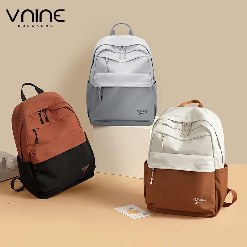 VNINE Backpack For Female College Students In 2024, New Middle And High School Student Backpack, Computer Bag, Outdoor Travel