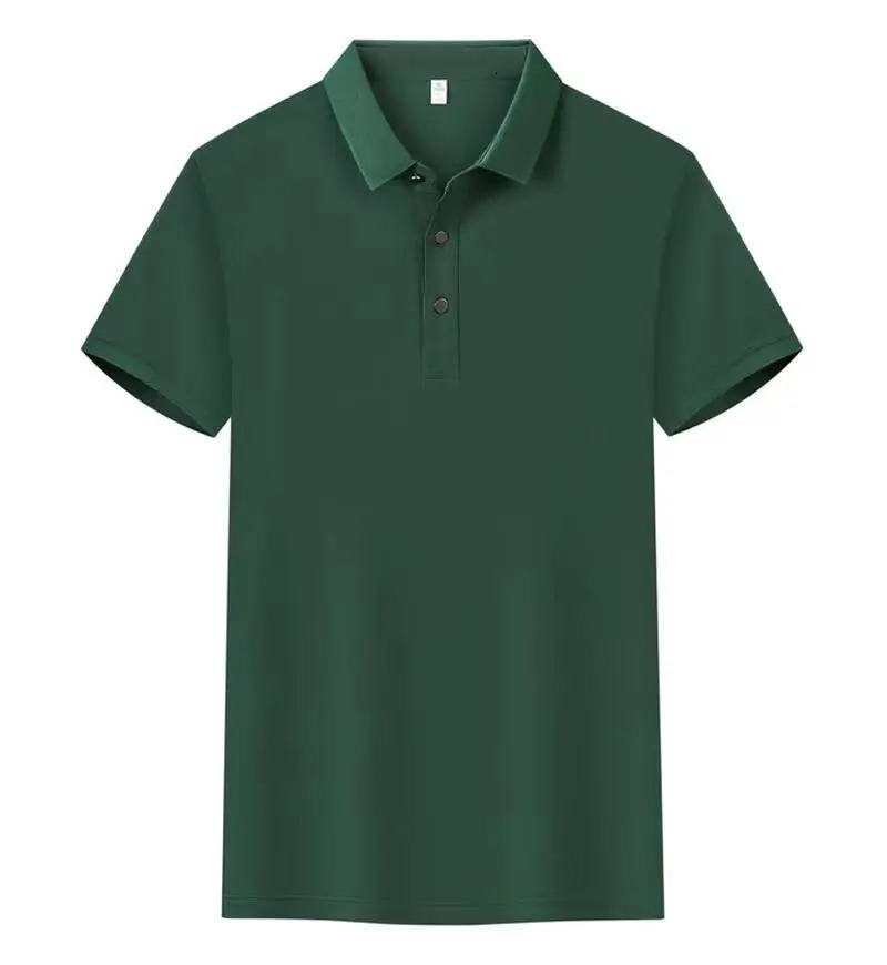 Mens Polo Shirt Mesh Breathable Collar Casual Top Tshirt Summer Fashion Business Short Sleeve Plain 250326