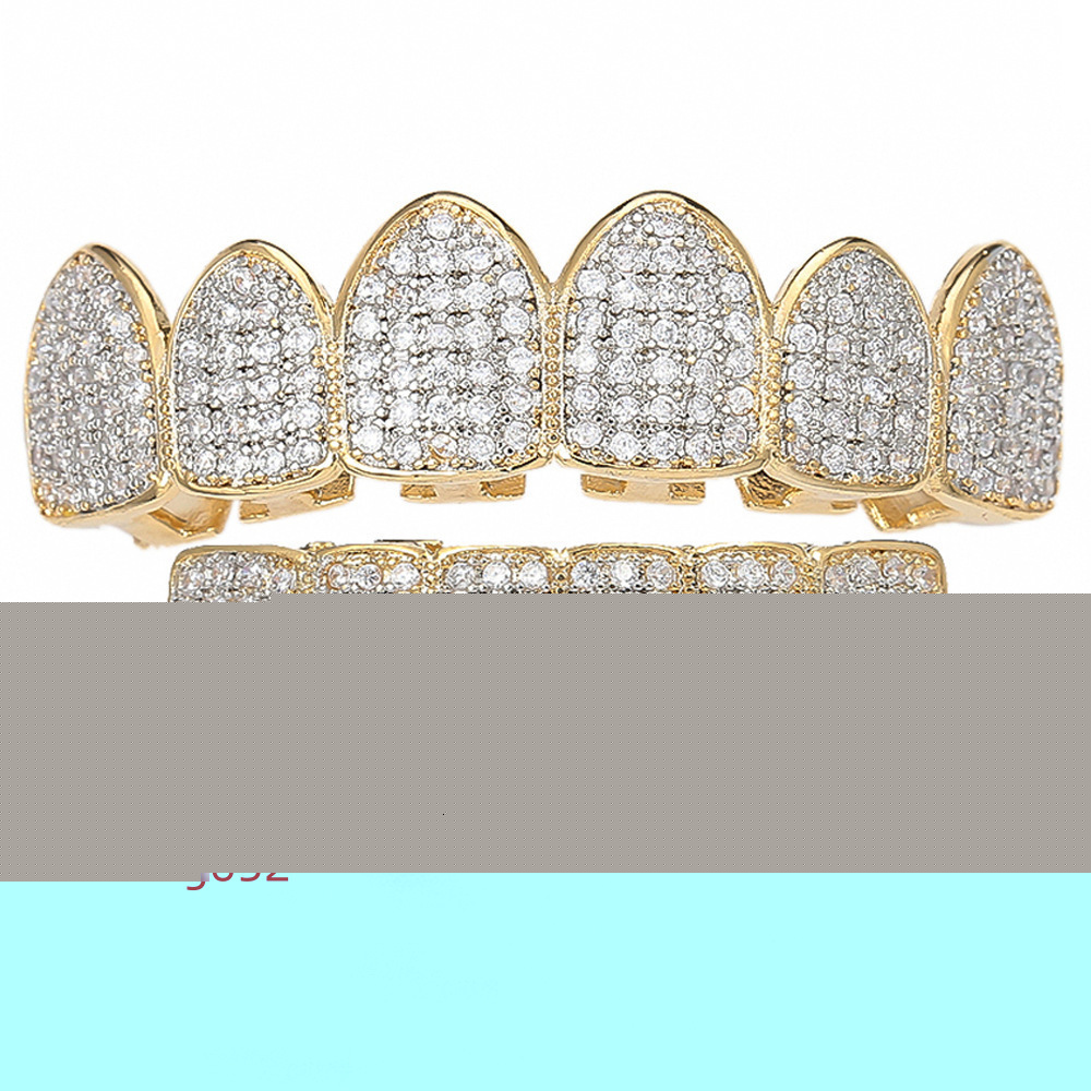 Factory Custom Thin Gap Women Hip Hop 14K Plated Ice Teeth Tooth Men Moissanite Grillz