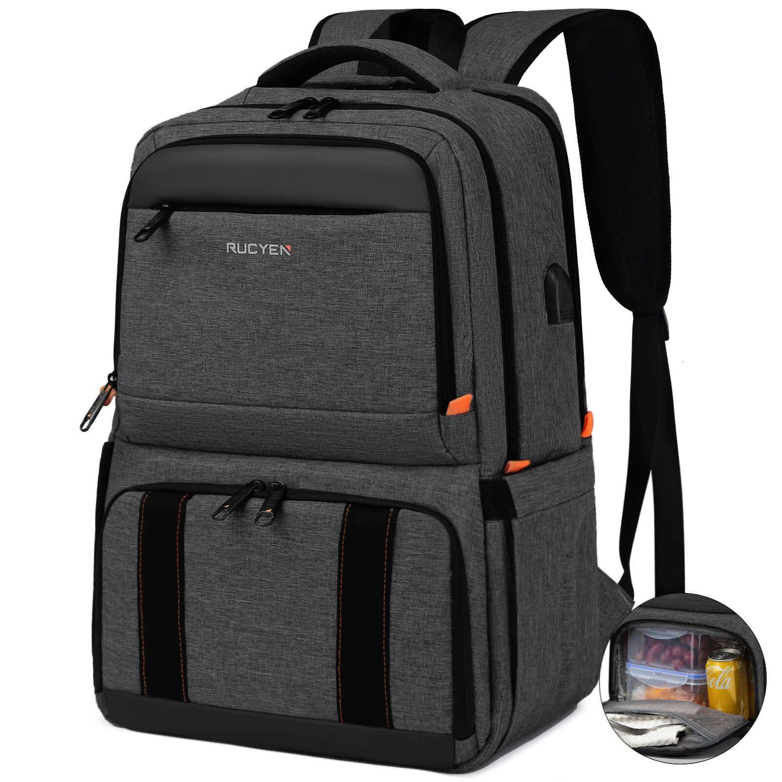 Lunch Insulated Cooler Multifunctional Travel Bag Large Capacity Outdoor Picnic Camping Waterproof Backpack