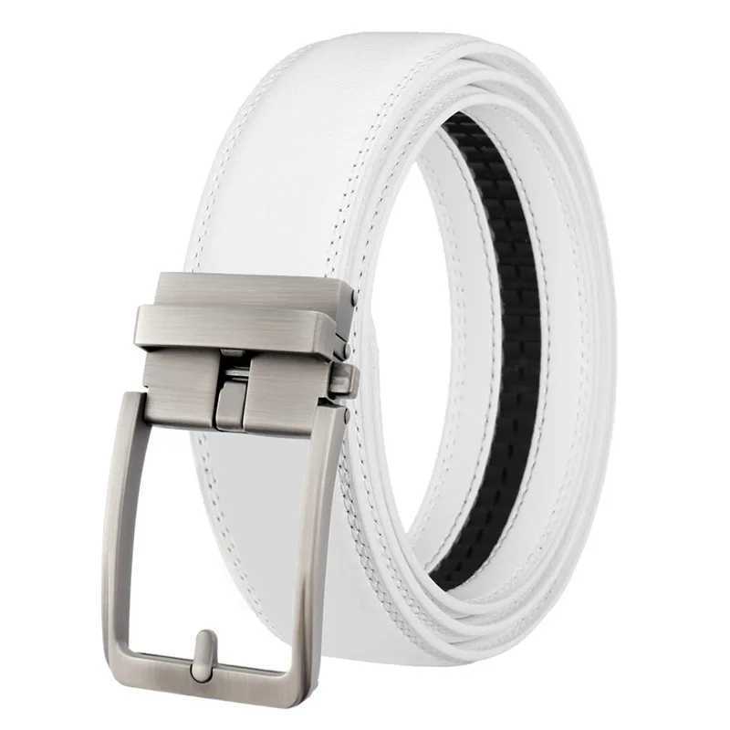 New mens design automatic buckle leather mens belt 3.5cm luxury mens belt W250326