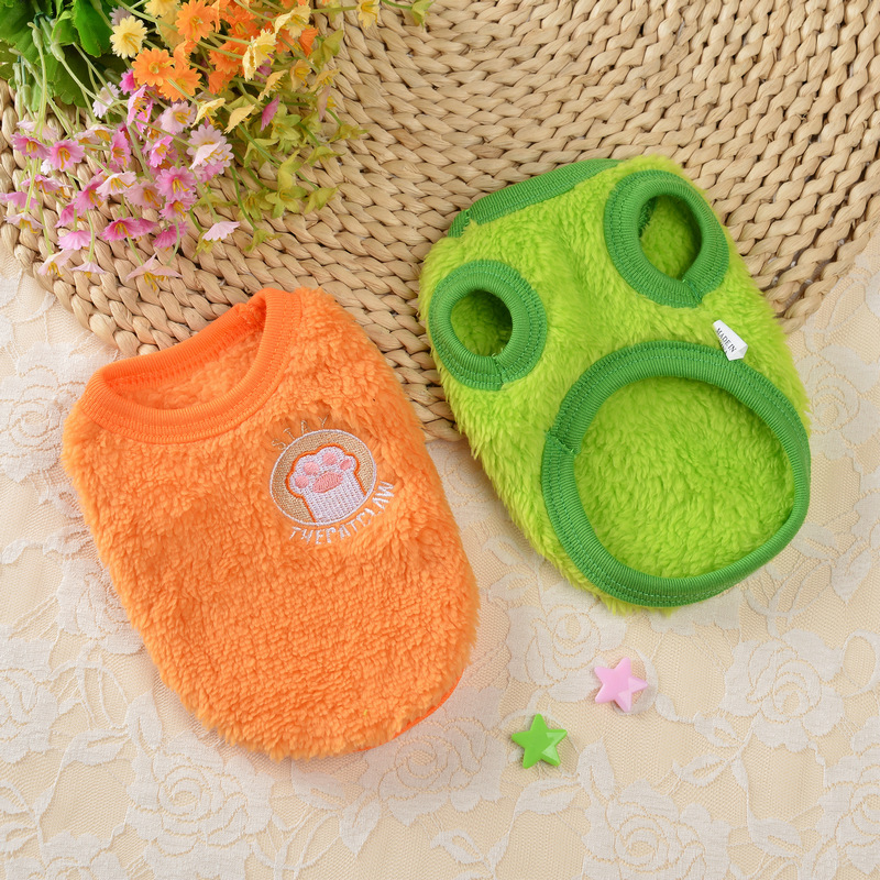 Cartoon Dog Sweater for Small Dog, Dog Clothes for Puppy Dogs Girl Boy, Ultra Soft and Warm Flannel Puppy Sweater Dog Coat for Winter, Multiple Styles