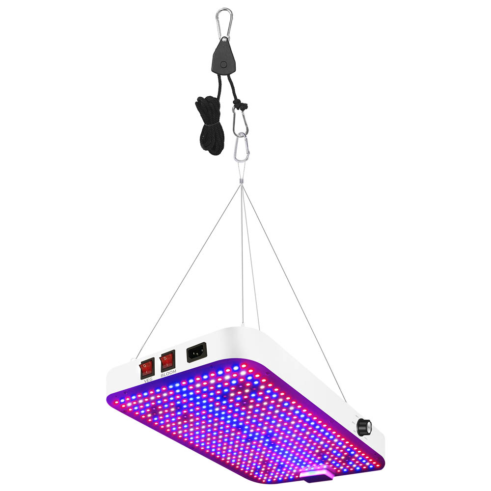 Square Shape Full Spectrum Dimmable LED Plant Growth Light - 100W