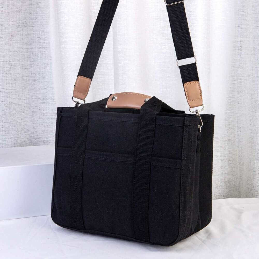 24 Korean Instagram Mommy Fashionable Multi functional Maternal and One Shoulder Crossbody Handheld Canvas Baby Mom Bag