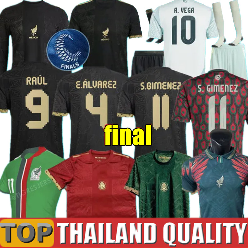 2025 Mexico soccer jersey LOSANO CHICHARITO ALVAREZ ROMO 24 25 26 football shirt ALVARADO RAUL SANCHEZ Men Women kids kit MEXICAN long sleeves goalkeeper