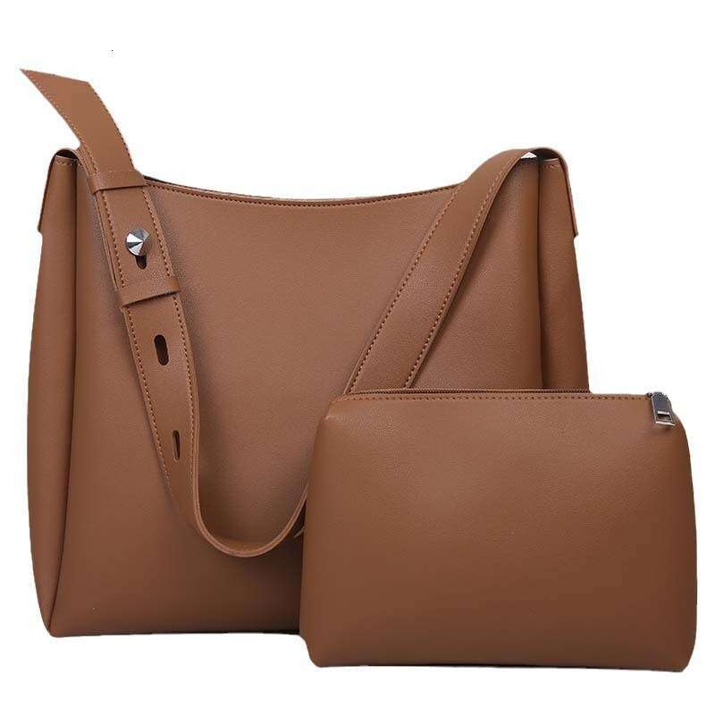 e1 High quality and large capacity shoulder bags, 2025 casual women's baozi mother tote bag