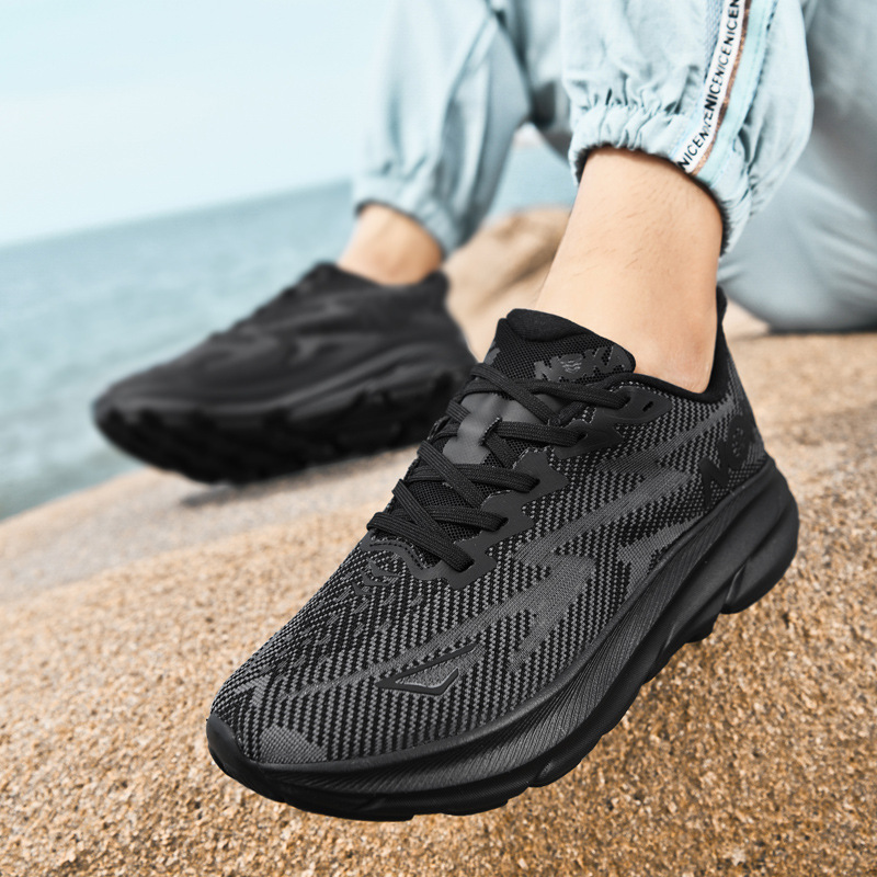 Free shipping designer shoes men women white black beige gray antislip comfortable breathable outdoor running shoes Classic