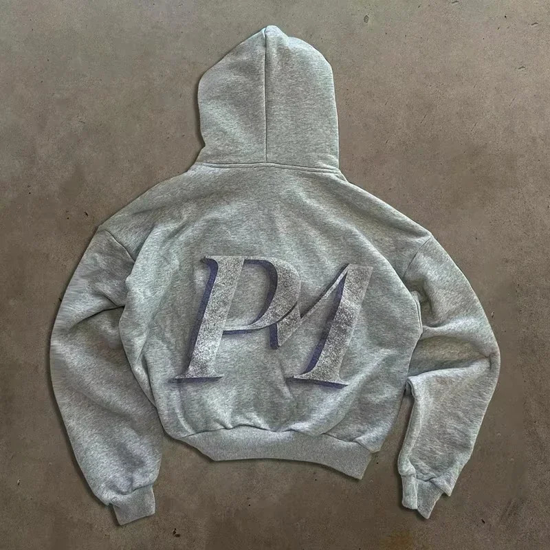 American Street Trend Clown Printed Zipper Hoodie Harajuku Womens Y2K Hip Hop Punk Sportswear Neutral Casual Loose Rock Hoodie 250324