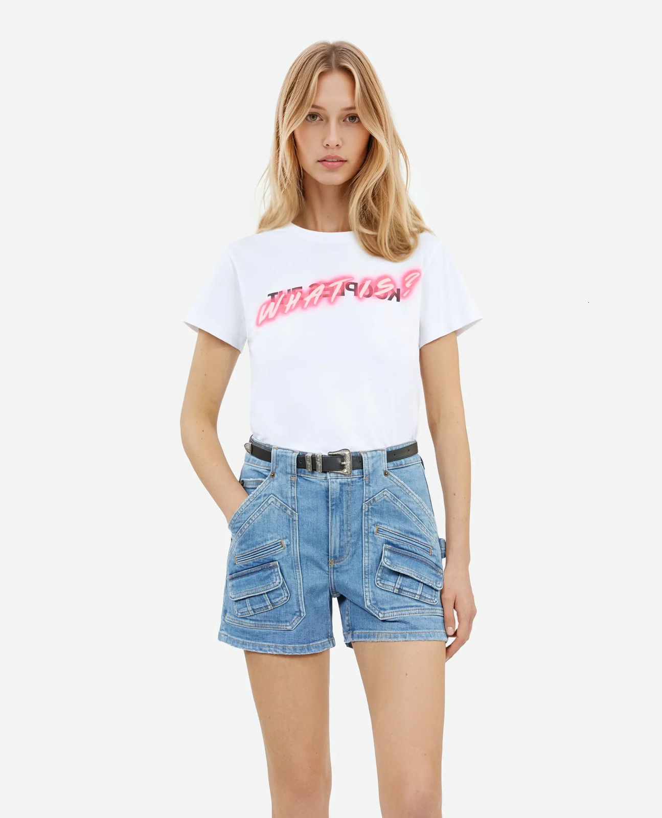 25ss Listing T-shirt Women Casual Cotton France The Couples Short Sleeves Kooples Oversize Y2k Man Women Unisex Tee 250326