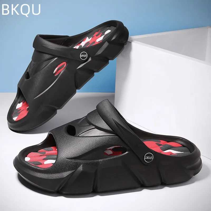 Mens Beac Round Toe Lightweight Flat Bottom Waterproof Comfortable Trend Versatile Breathable N-slip Large SizeXJ250326