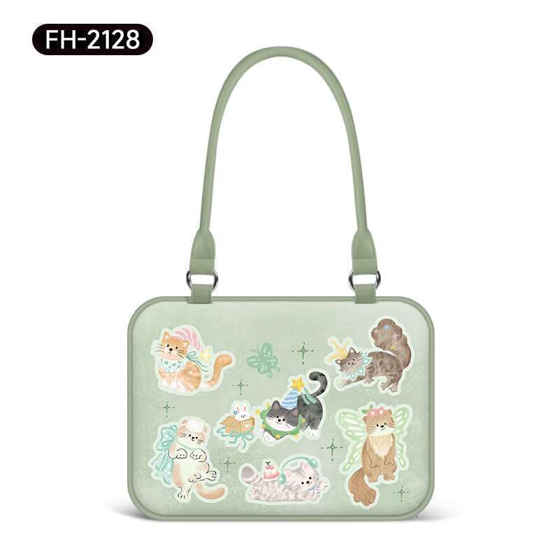 Laptop bag for women, illustrated cartoon butterfly computer handbag, new handheld suitable for Apple 15