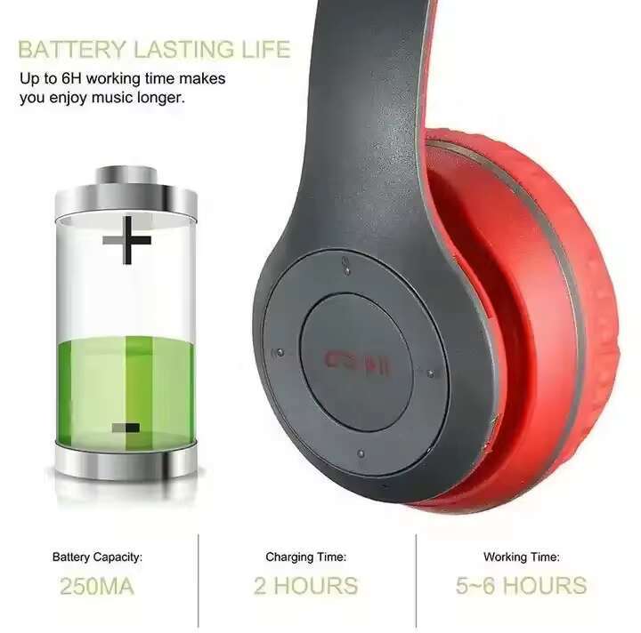 OEM Multi Color Adjustable Audifonos Gaming Hands Free P47 Wireless Earphones with Microphone