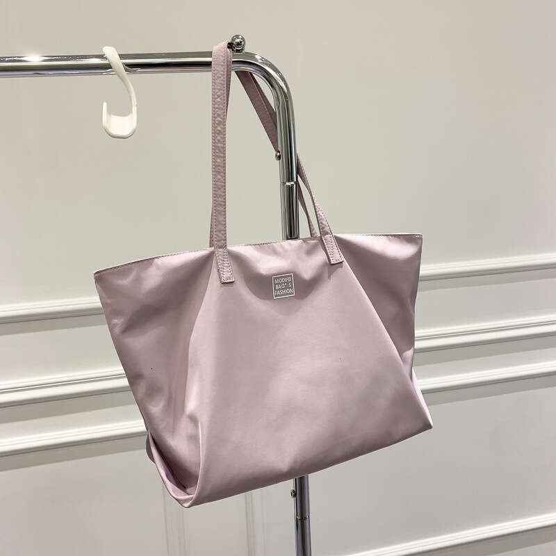 Classroom Commuter Tote Canvas Waterproof Nylon Big Leisure Women's Large Capacity Shoulder Bag
