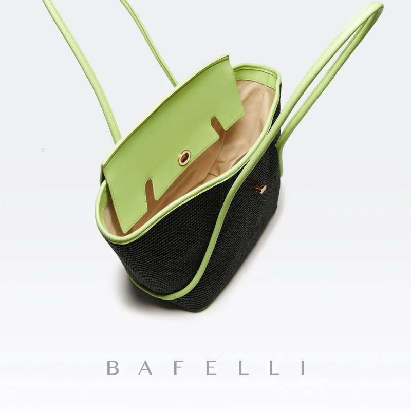 Women's Bags BAFELLI NEW Women's CASUAL TO BEACH BAG LARGE TRAVEL PURSE DESIGNER BRAND GENUINE LEATHER FEMALE BAGS
