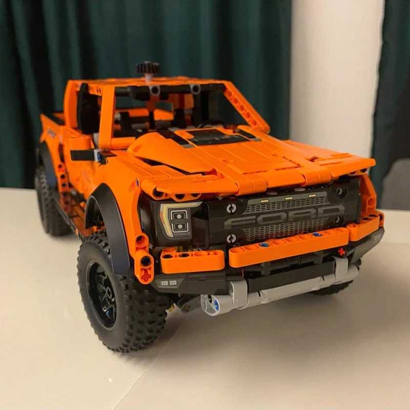 Technical 42126 1 10 Ford Raptors F-150 pickup truck sports car building block set muscle car model building block toy childrens giftXJ250326