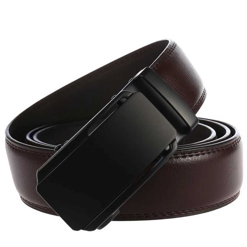 Plus Length Mens Belt Black and Brown Mens Large Size 110cm -200cm Cintron W250326