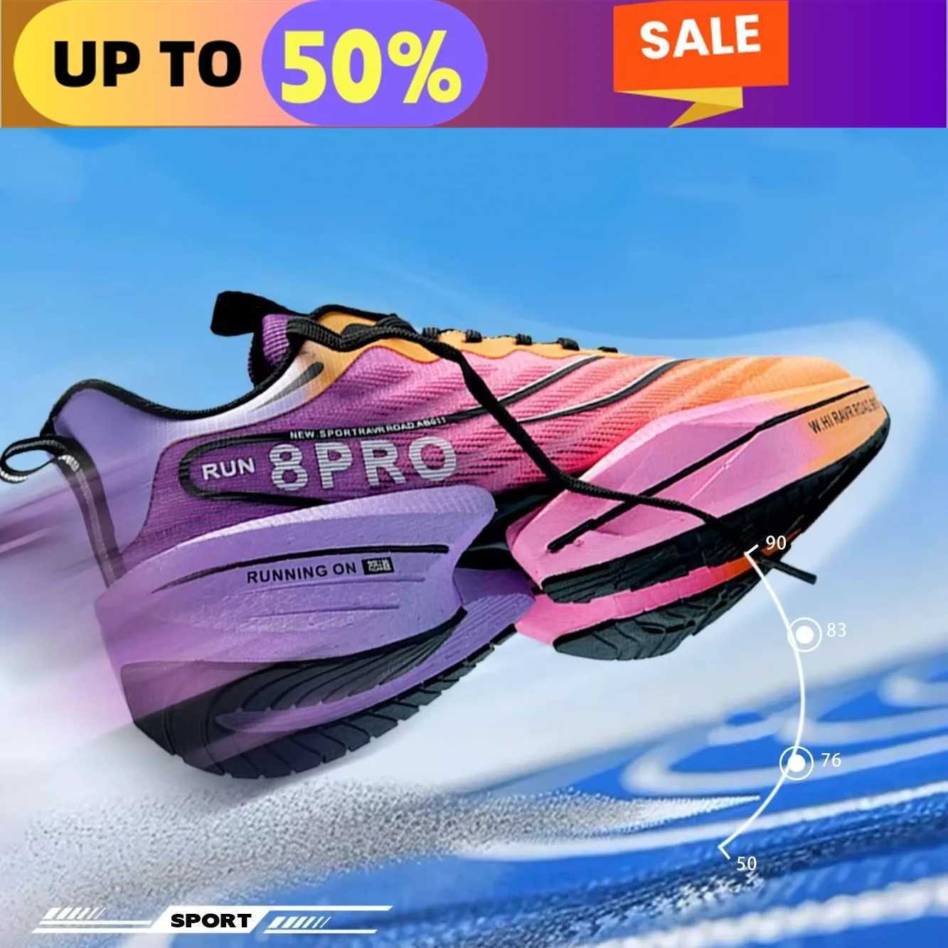 Running Shoes Carbon Plate Marathon Men Sport Tenis Breathable Wens Cfortable Athletic Nonskid Casual Sneakers Air CushionC250325