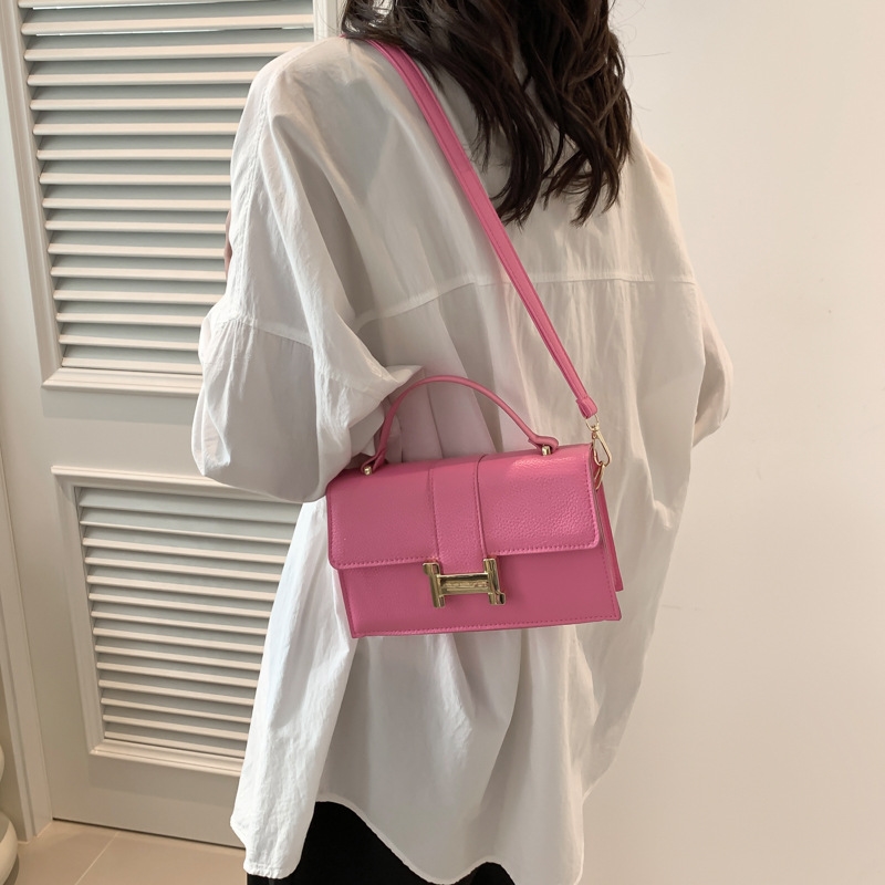 New texture crossbody bag Popular texture women's bag retro armpit small square bag beautiful casual shoulder bag