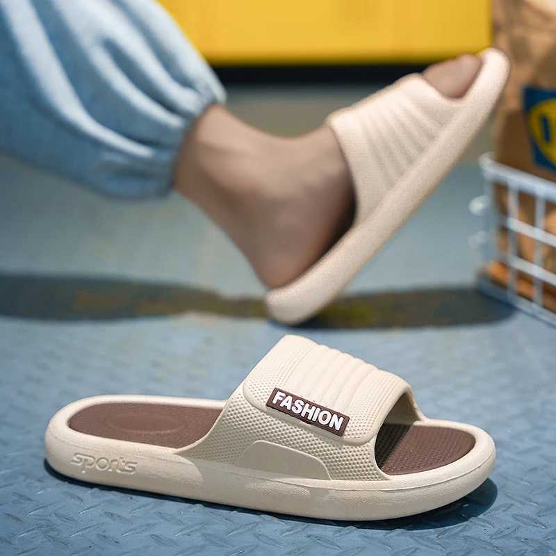 Comfortable mens sandals Eva lightweight beach outdoor design summer mens slippers suitable for mens explosive styleXJ250326