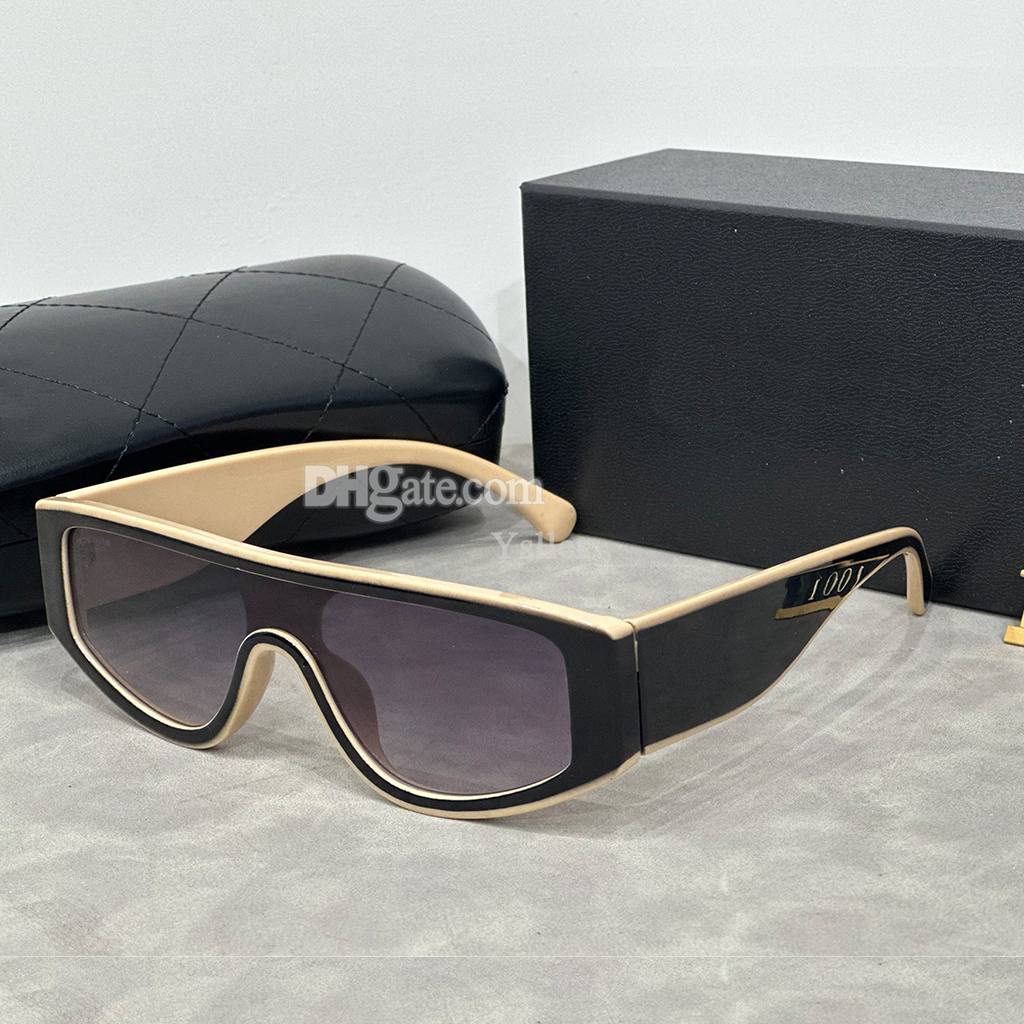 Rectangle designer Oval Sunglasses for Men Summer Shades Polarized Eyeglasses Black Vintage Oversized Sun Glasses of Women Male Sunglass with Box