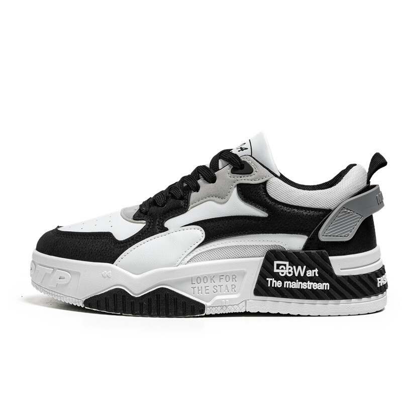 2025S New Trend Designer Men S New Autumn Breathable Black And White Panda Board Men S Casual Sports Thick Sole Anti Slip Mesh Trendy Shoes