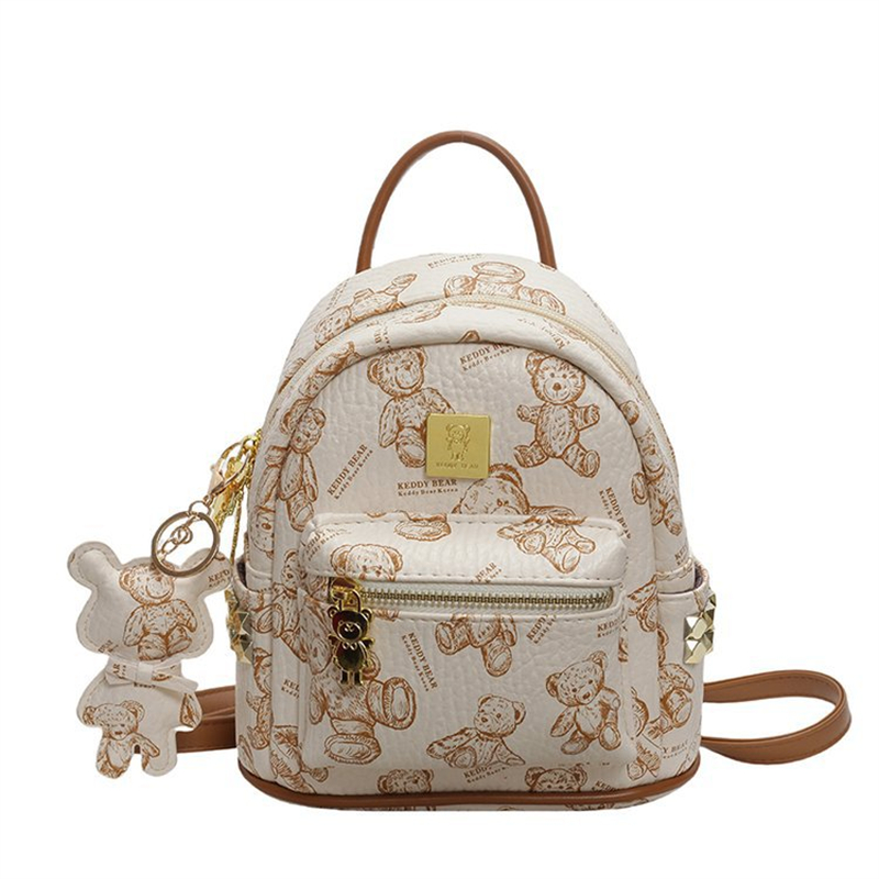 free shipping hot 3 designer Backpack Style for woman new Fashion Bags Cartoon black pink packet