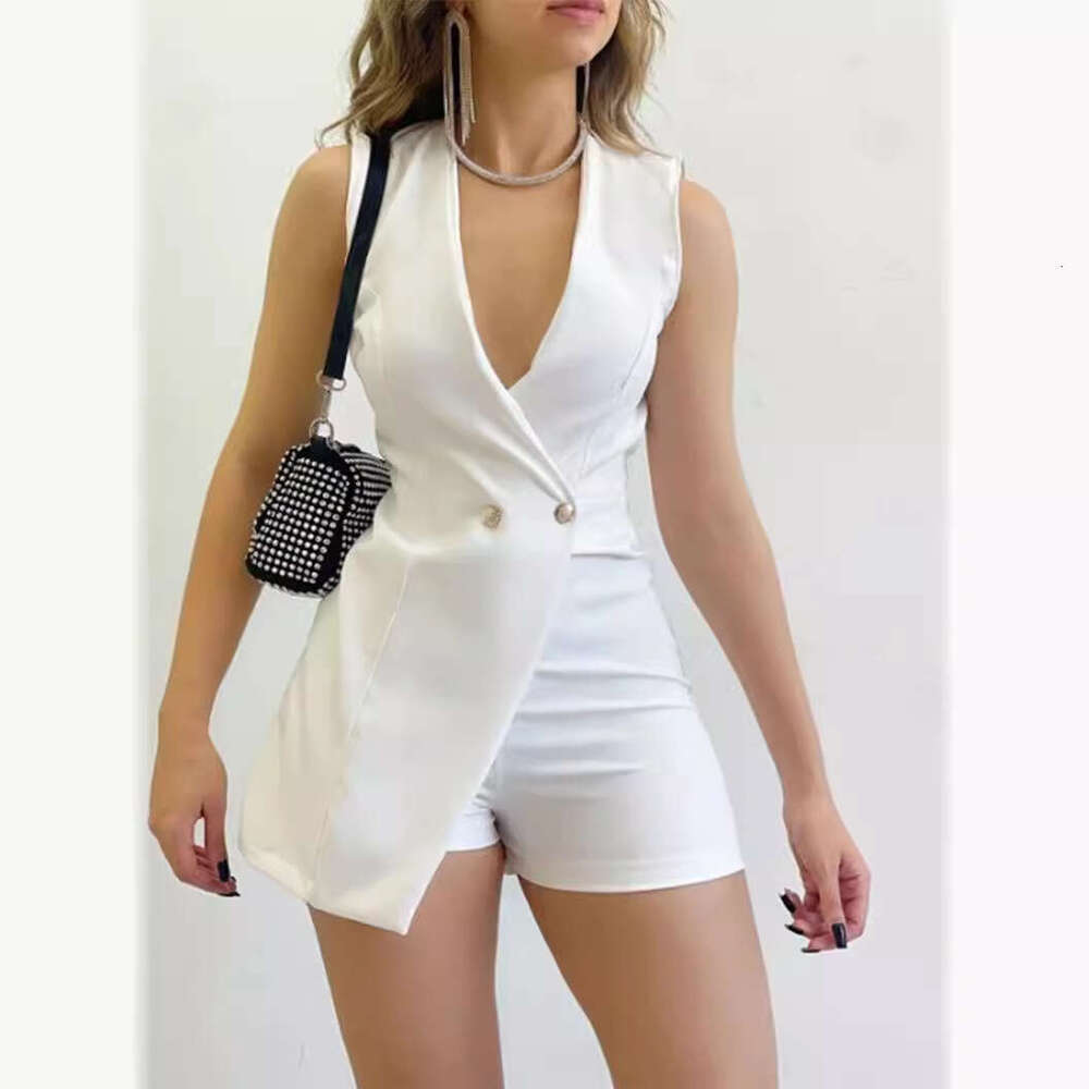 Dresses for Woman Elegant Summer Dresses June Robe Bodysuit Summer Womens Spring and Summer New Slim Fit Sleeveless Fashionable Professional Office Ju