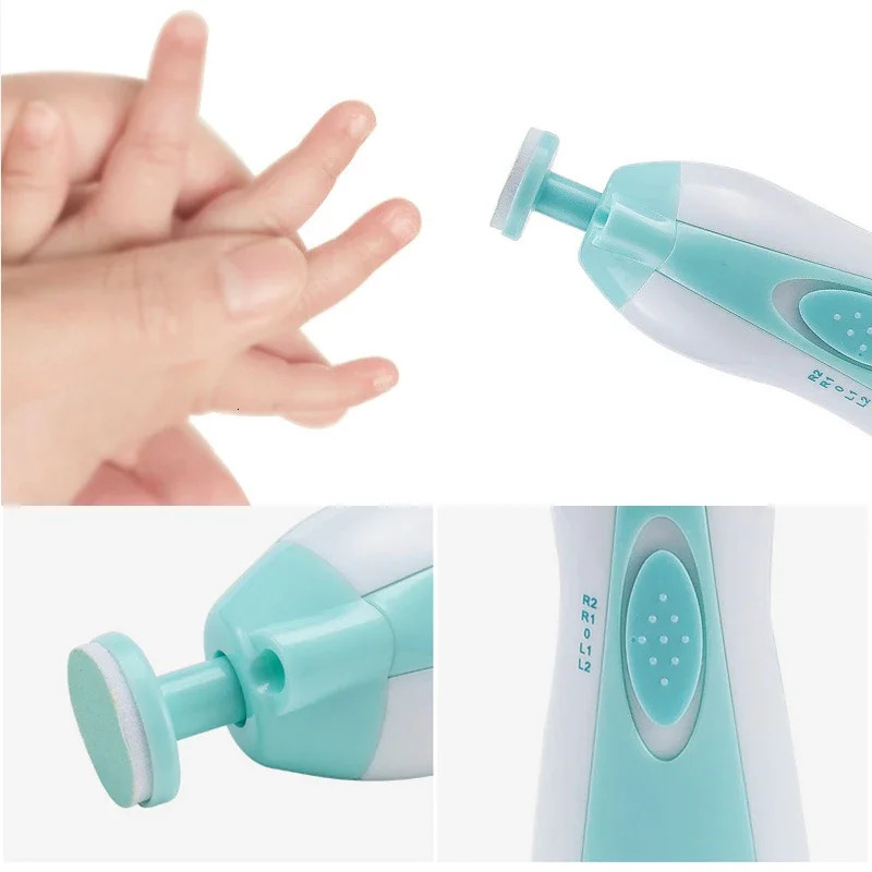 Multifunctional Electric Baby Cutter Trimmer Manicure Tool Set Baby CareNail Trimmer Baby Nail File Clippers Toes Fingernail 250326
