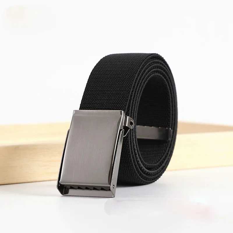 Mens and womens elastic fabric straps knitted breathable canvas straps fashionable straps womens luxury designer brands W250326