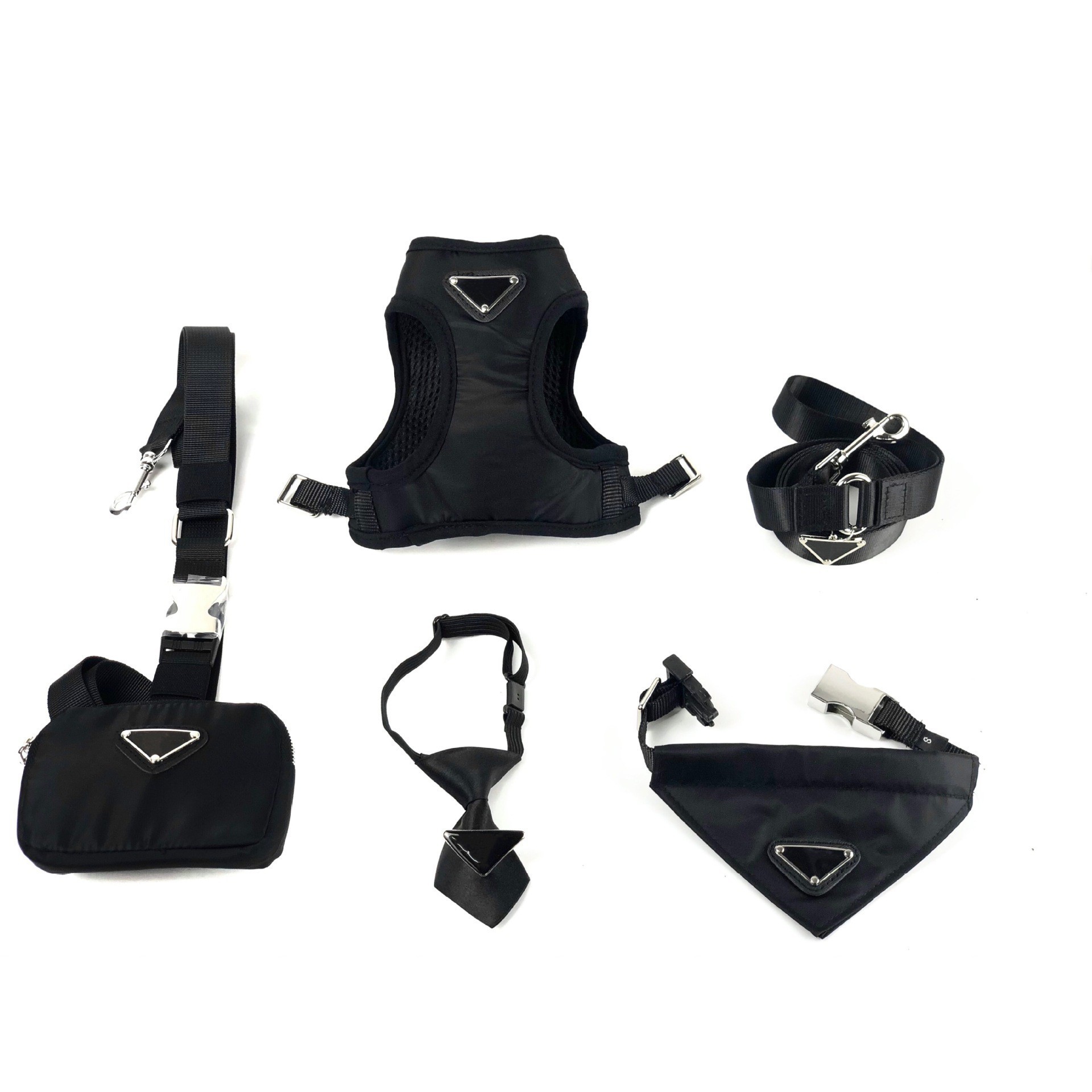 Dog Cat Traction Rope Brand Chest and Back Set Inverted Triangular Chest